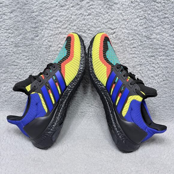Adidas UltraBoost 2.0 DNA What The Mens Size 8.5 Running Shoes Black Multicolor - Picture 6 of 9